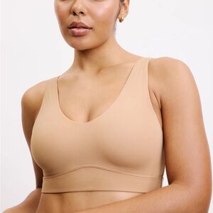 Harper Wilde Bliss Bralette Tan 4XL Soft Wireless Lounge Bra Comfort Plus Size